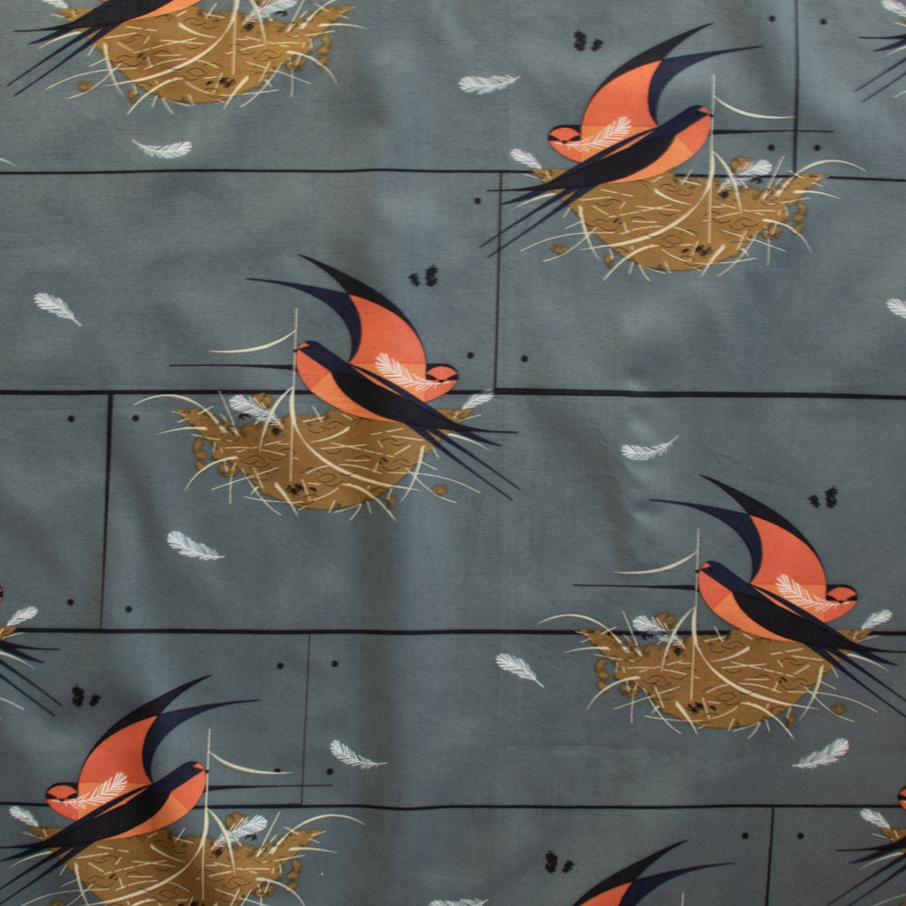 Barn Swallow Graphite | Charley Harper