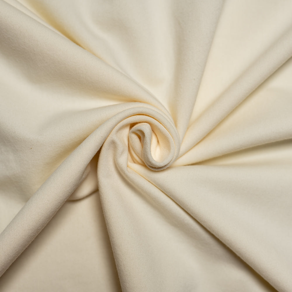 1yd 23&quot; Solid Cream | Jersey Knit | Birch