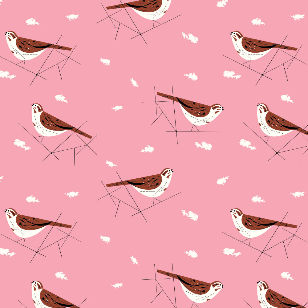 Song Sparrow | Charley Harper