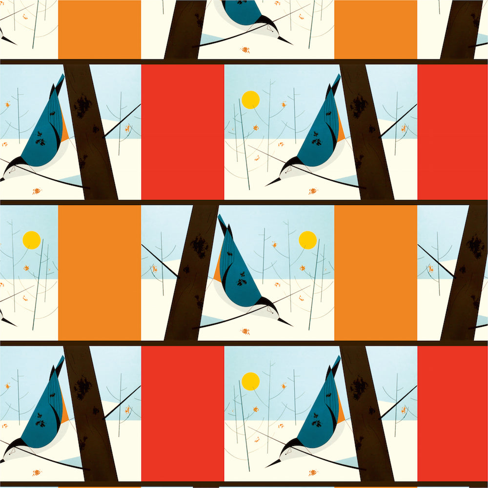 White Breasted Nuthatch | Charley Harper