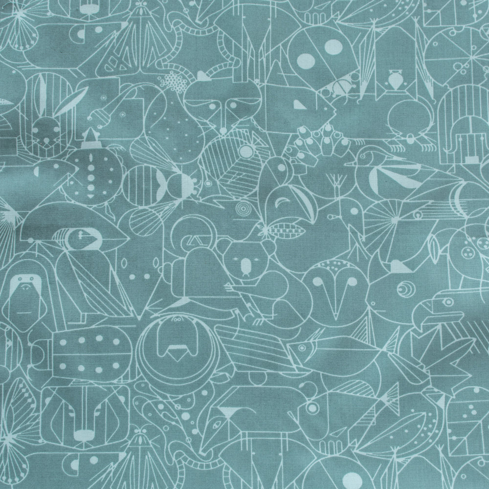 End Papers Seafoam | Charley Harper