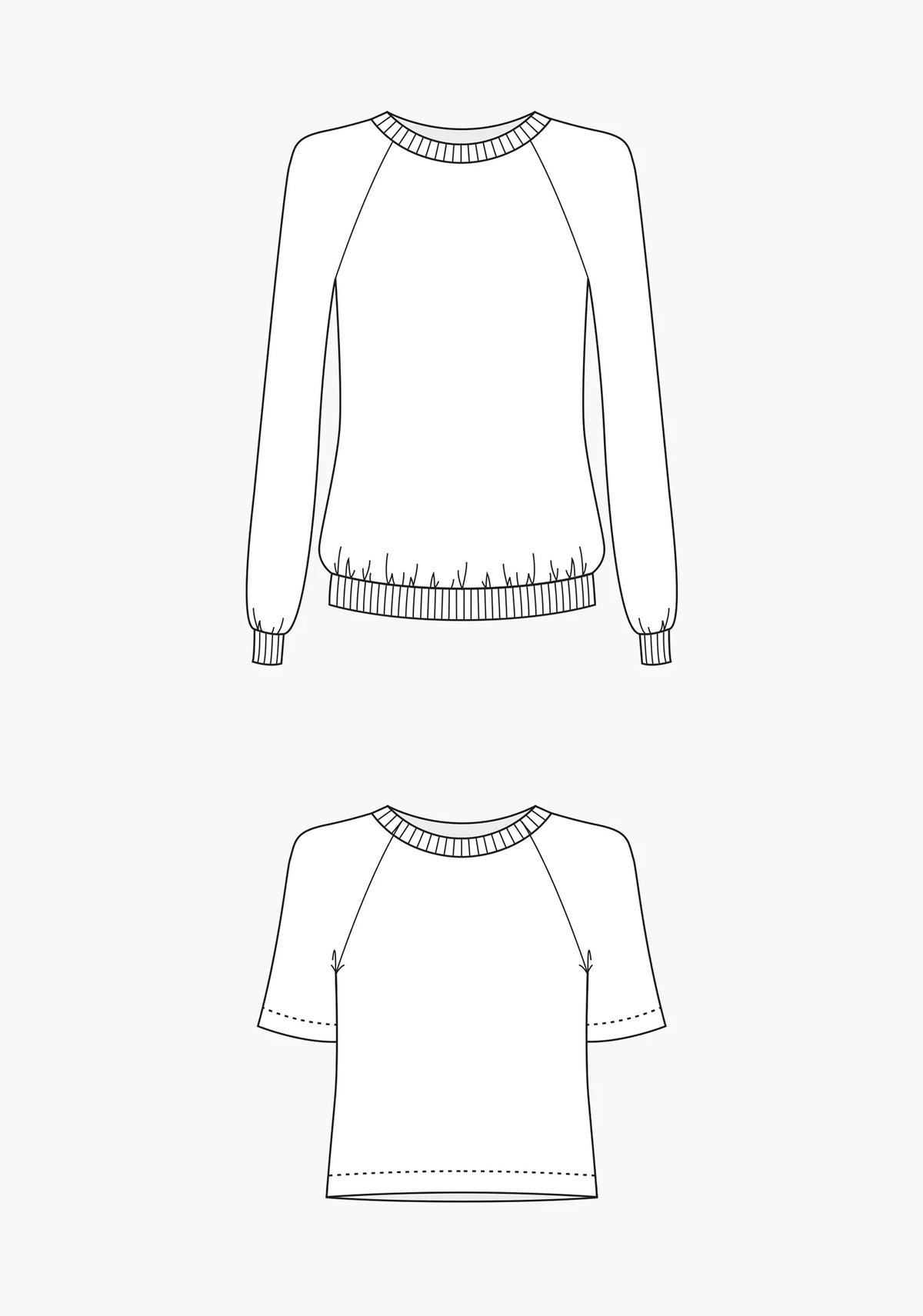 Linden Sweatshirt - Size 0-18 - Pattern