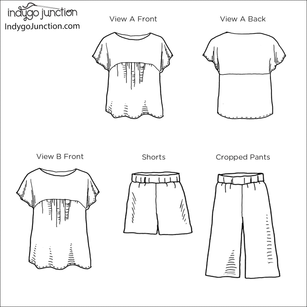 Slumber Party PJs - Sizes XS - 3X -  Indygo Junction - Pattern